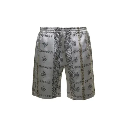 Needles Casual Shorts Men Silver