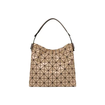 ISSEY MIYAKE Baguette Polyvinyl Chloride Resin Shoulder Bag Women's Light Umber