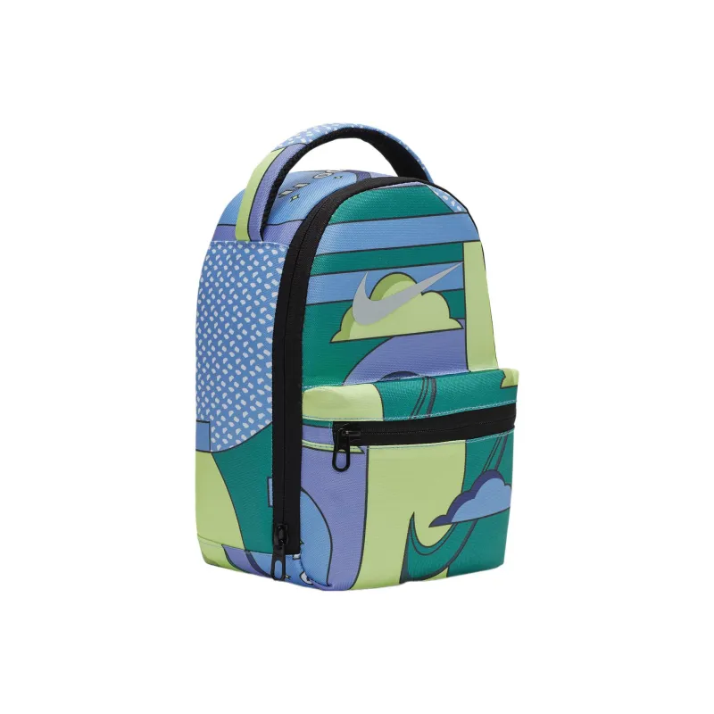 Nike Polyester Lunch Bag Handbag Regular Unisex Blue Green Multicolor-1