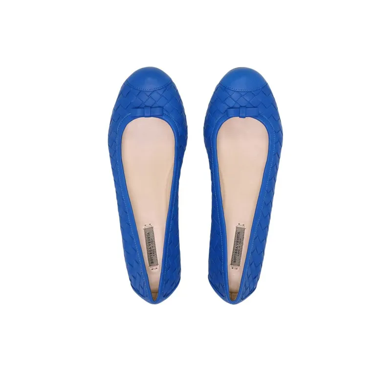 Bottega Veneta Casual Single Shoes Women's Royal Blue-3