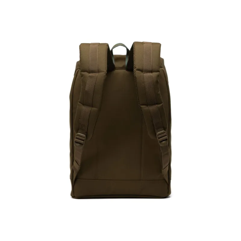 Herschel Polyester Backpack Large Size Unisex Army Green Olive-3