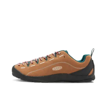KEEN Jasper Cushioning, Slip Resistant, And Abrasion Resistant Low Top Outdoor Shoes Men's Brown
