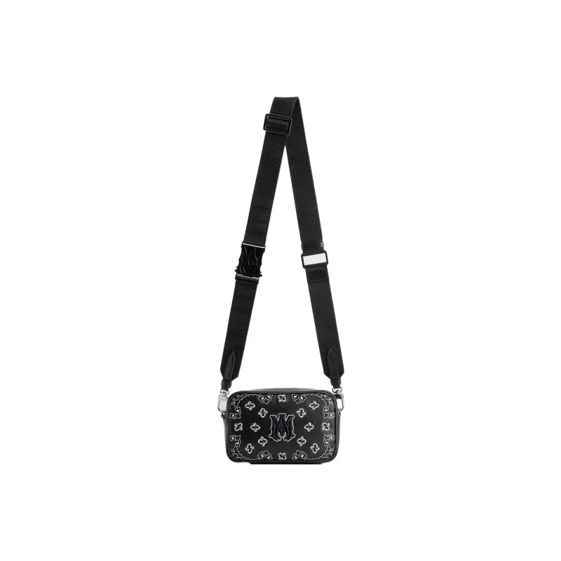 AMIRI Calfskin Crossbody Bag Shoulder Bag Men's Black-3