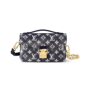 LOUIS VUITTON Pochette Metis East West Blue