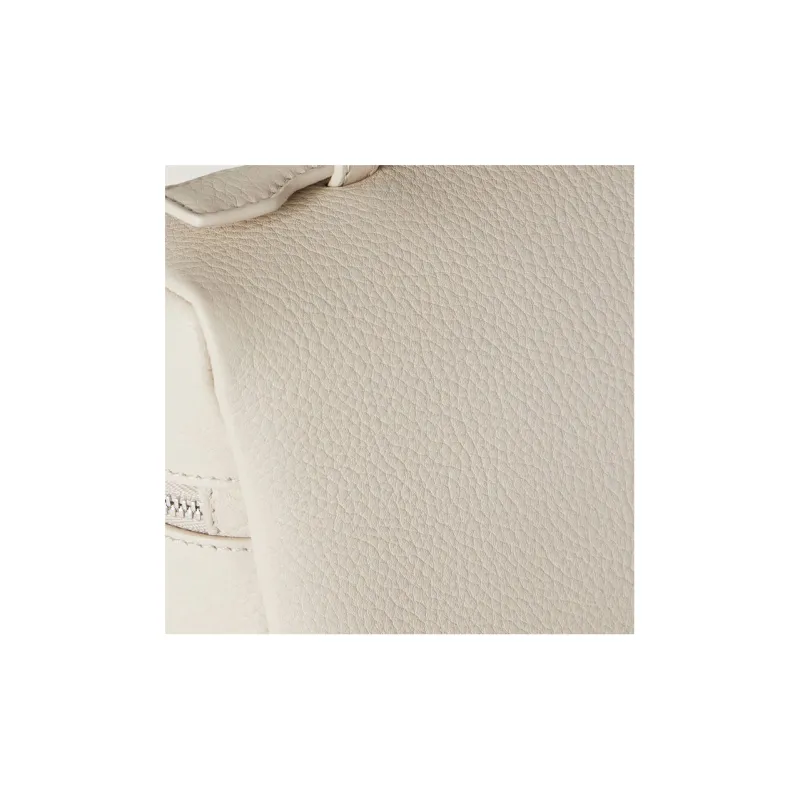 Loro Piana ExtraPocket Leather Small Square Makeup Bag Handbags Shoulder Bags Regular Women's Light Lime White-4