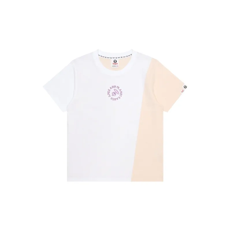 Aape By *A Bathing APE® Logo embossed Cotton jersey T shirt-2