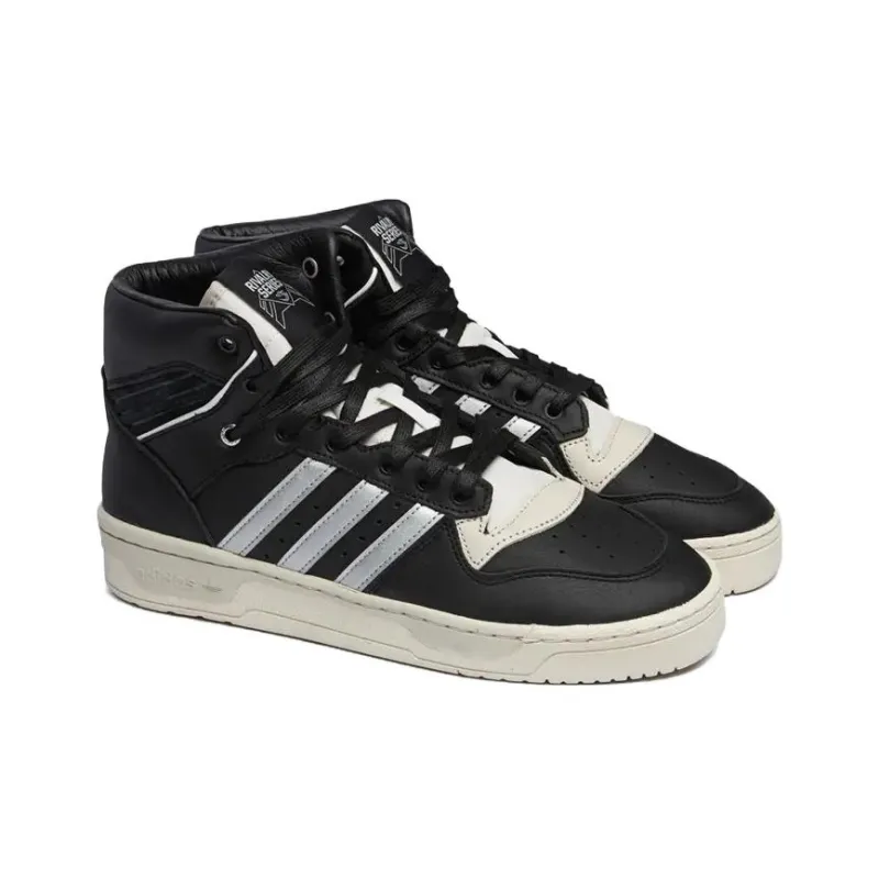 Adidas Rivalry High Consortium Black Silver Metallic-2
