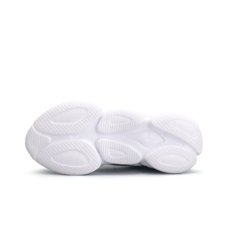 QIAODAN Breathable And Lightweight Low Top Running Shoes Women's Black White-4