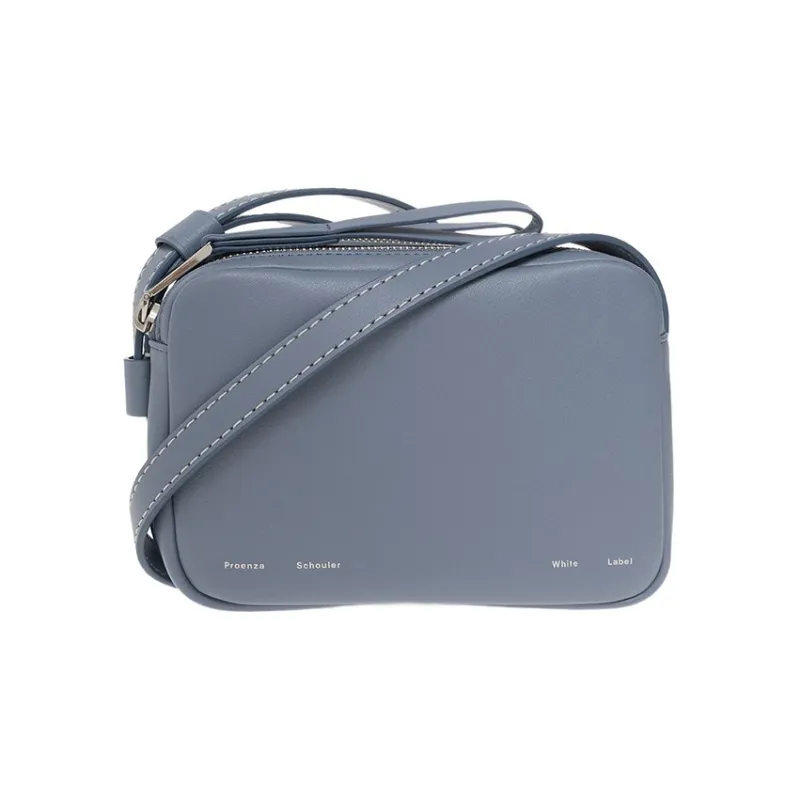 PROENZA SCHOULER Calfskin Crossbody Bag Shoulder Bag Women's Gray Blue-1