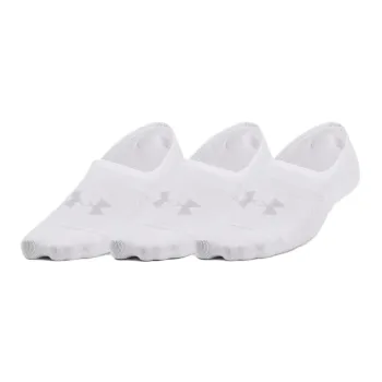 Under Armour No Show Socks Women's 3 Pack White