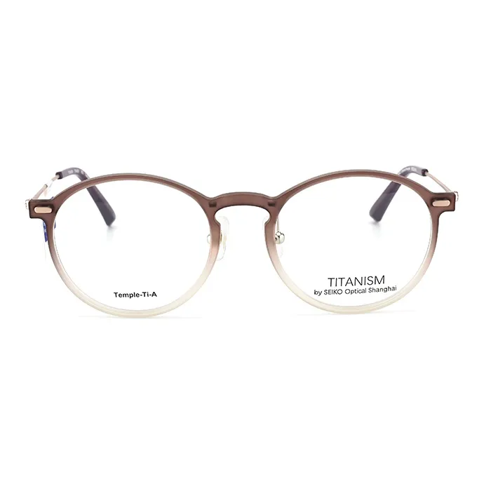 SEIKO Round Eyeglass Frames Unisex-2