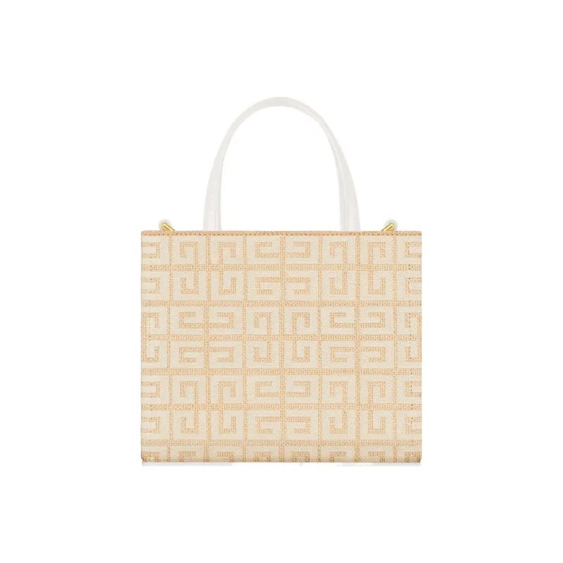 GIVENCHY Cow Leather Tote Bag Shopping Bag Handbag Mini Women's Natural-2