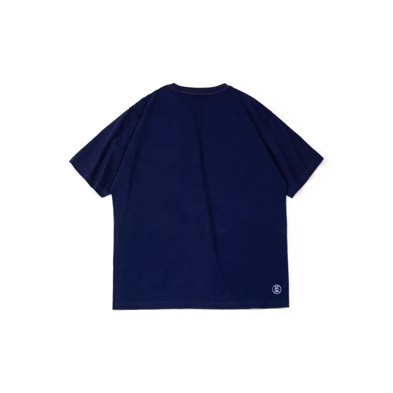 MADEN T-Shirts Men Blue-1