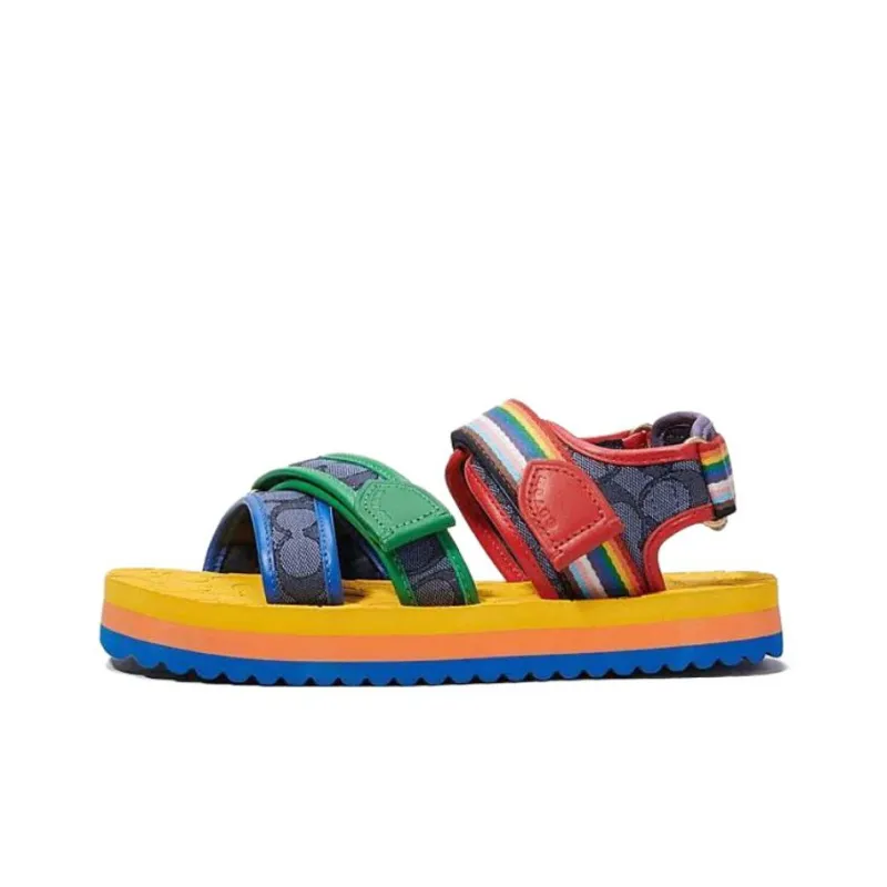 COACH Beach Sandals Men's Midnight Blue-0