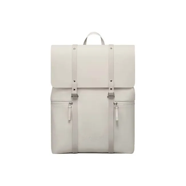 Gaston Luga PU Backpack Tubas Unisex Light Taupe-6