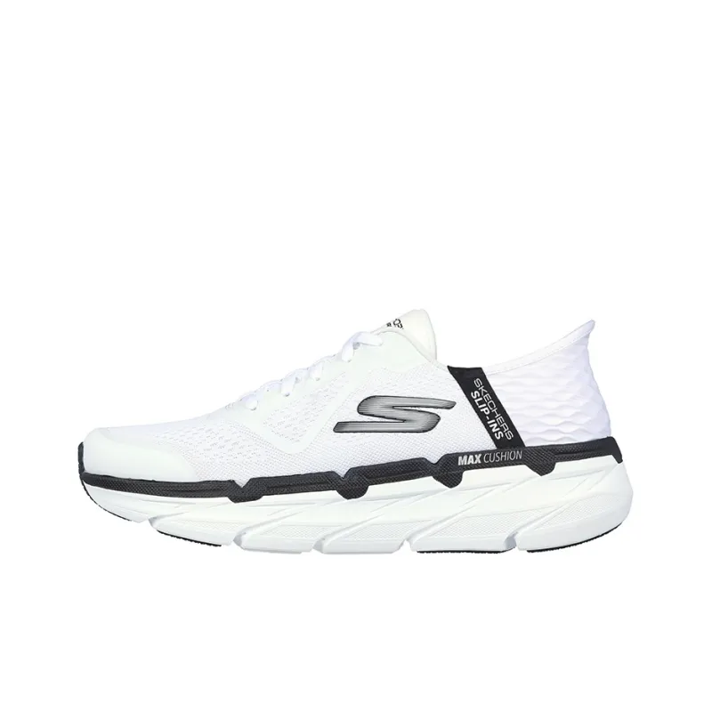 Skechers Max Cushioning Premier Slip Ins 'White Black'-0