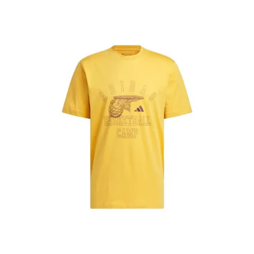 Adidas T-Shirts Men Yellow