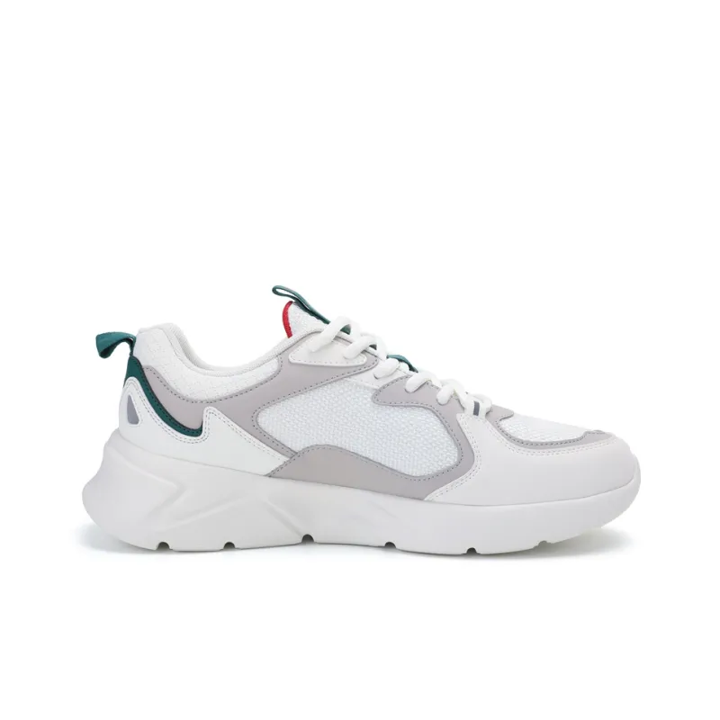 QIAODAN Low Top Running Shoes Men's White Gray-1