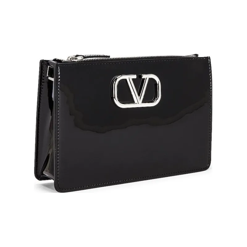 Valentino Patent Leather Handbag Shoulder Bag Women's-1