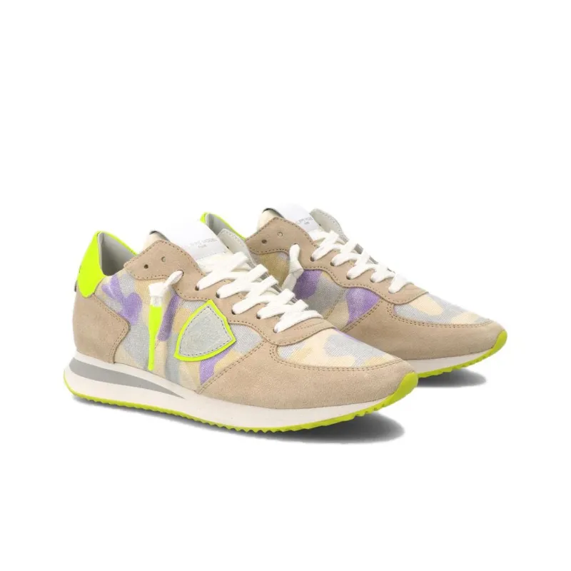 PHILIPPE MODEL Paris Logo-patch Suede Sneakers-2