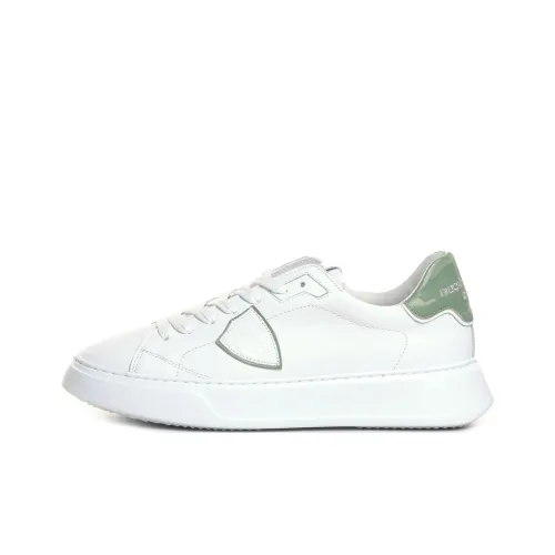 PHILIPPE MODEL Stylish Skateboarding Shoes Men's White Green