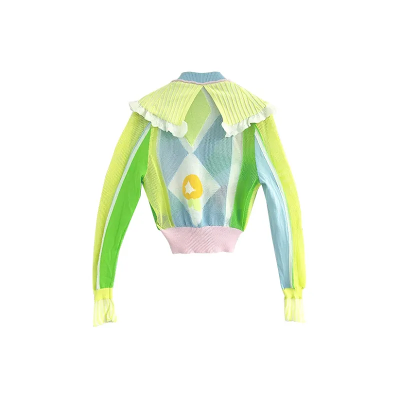 CHAU·RISING Chaurising Our Utopia Series Knitwear Women's Light Green-1
