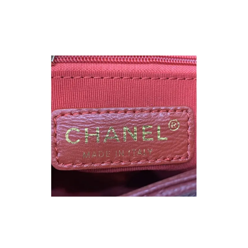 CHANEL Classic Flap CF Coin Collection Calfskin Gold Coin Bag, Shoulder Bag, Crossbody Bag Trumpets Women's Red-5