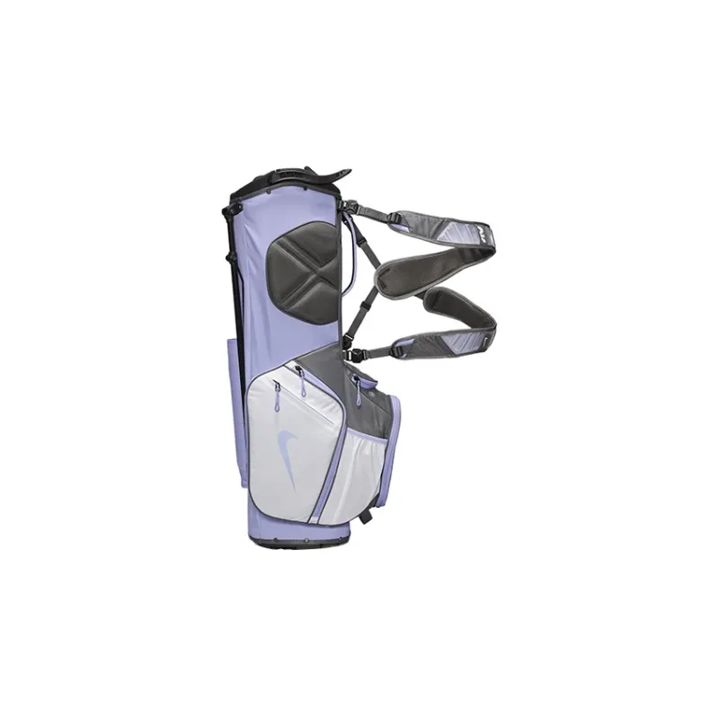 Nike Polyester Golf Bag Crossbody Bag Shoulder Bag Unisex White/Purple-1