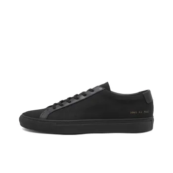 COMMON PROJECTS Low Top Stylish Skateboarding Shoes Men's Black