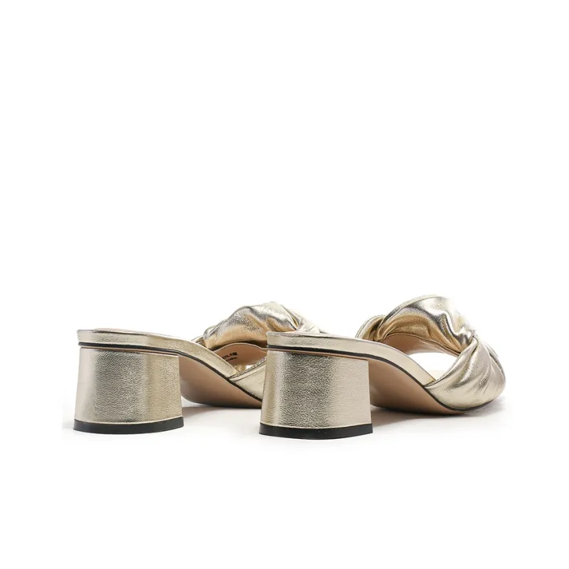 CERRUTI 1881 Rubber Sole Slide Slippers Women's Light Gold-3