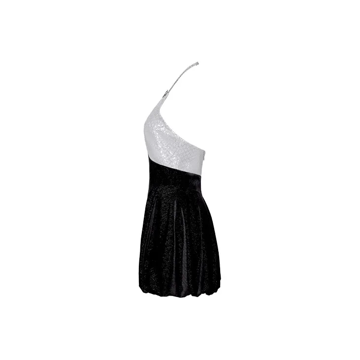 OZLANA Heart Of The Waves Series Sleeveless Dress Women's Black-2
