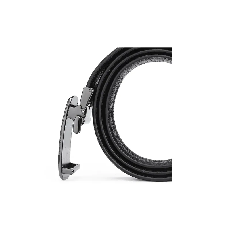 JAGUAR Leather Belts Men Black-1