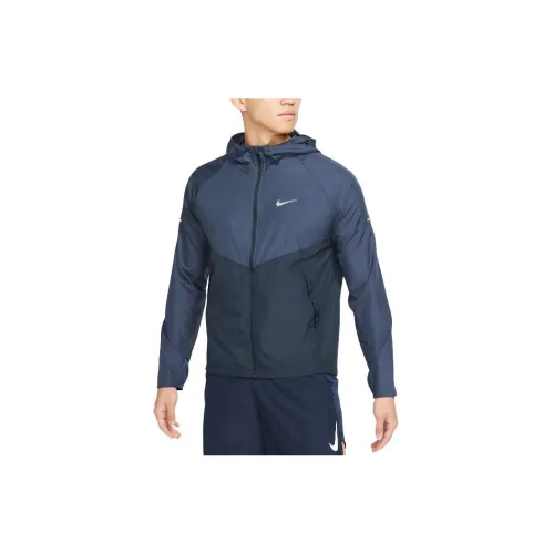 Nike Repel Miler Men's Running Jacket Thunder Blue