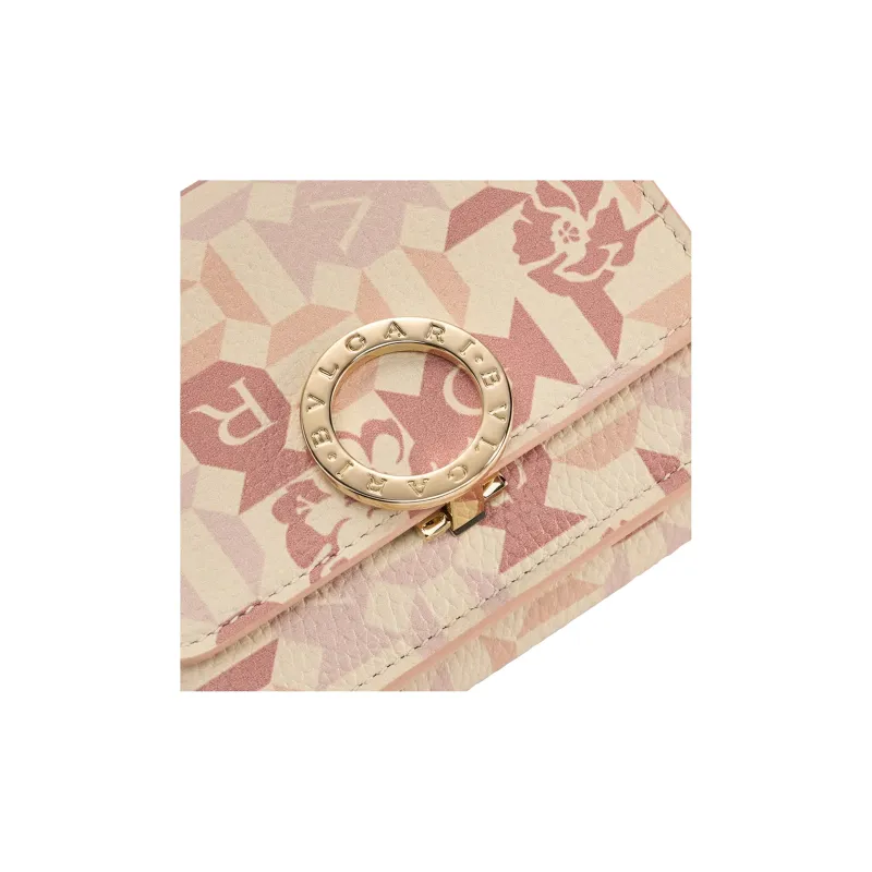 BVLGARI Calfskin Wallet Women's Pink-3
