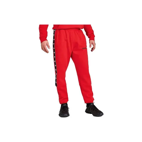 Adidas Knitted Sweatpants Men Red