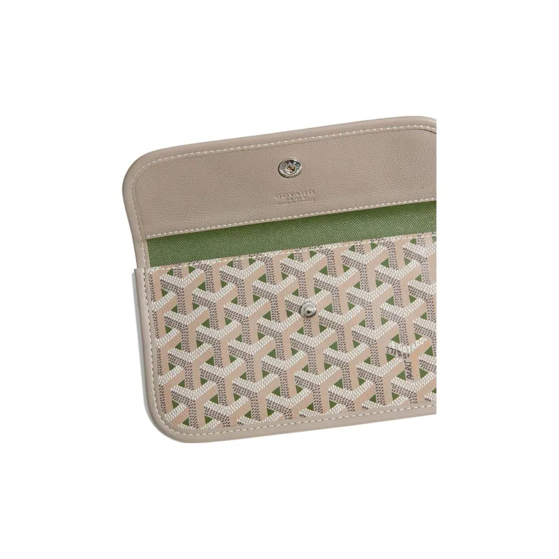 GOYARD Saint Louis Canvas With Leather Combo Tote Bag One Shoulder Handbags Large Size Unisex Khaki-3