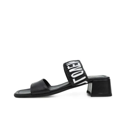 LOVE MOSCHINO Slide Slippers Women's Black