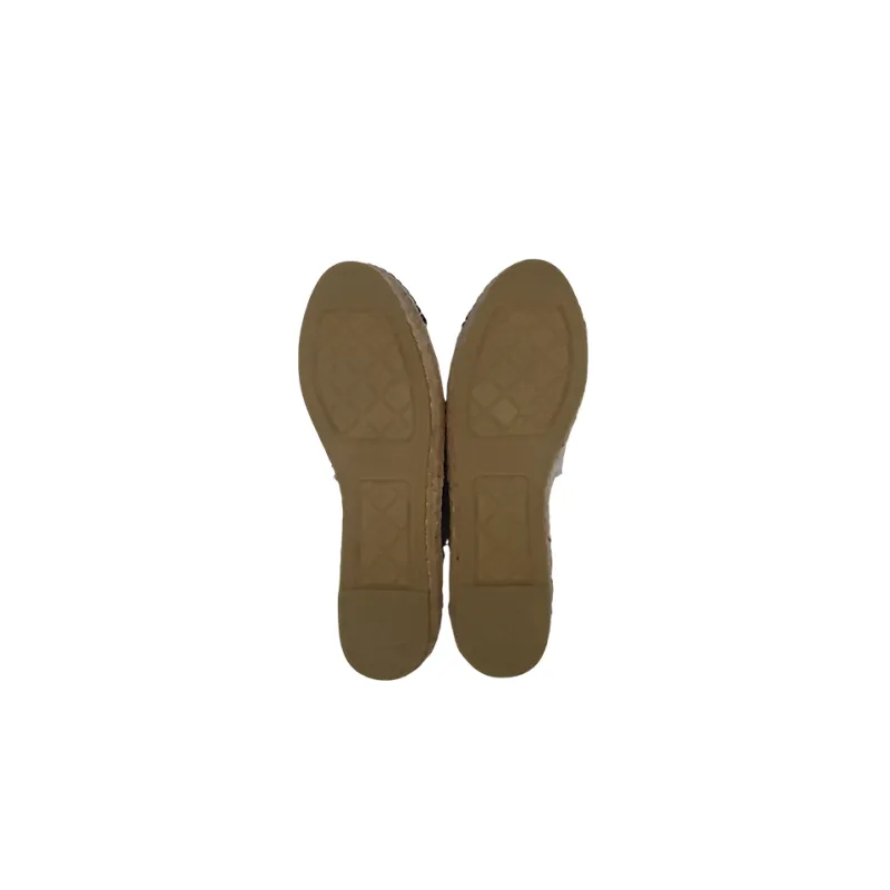 CHANEL Espadrilles Casual Shoes Women's Gray-3