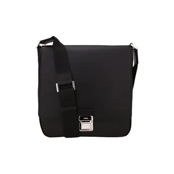 FENDI Leather Shoulder Bag Crossbody Bag Regular Women's Black
