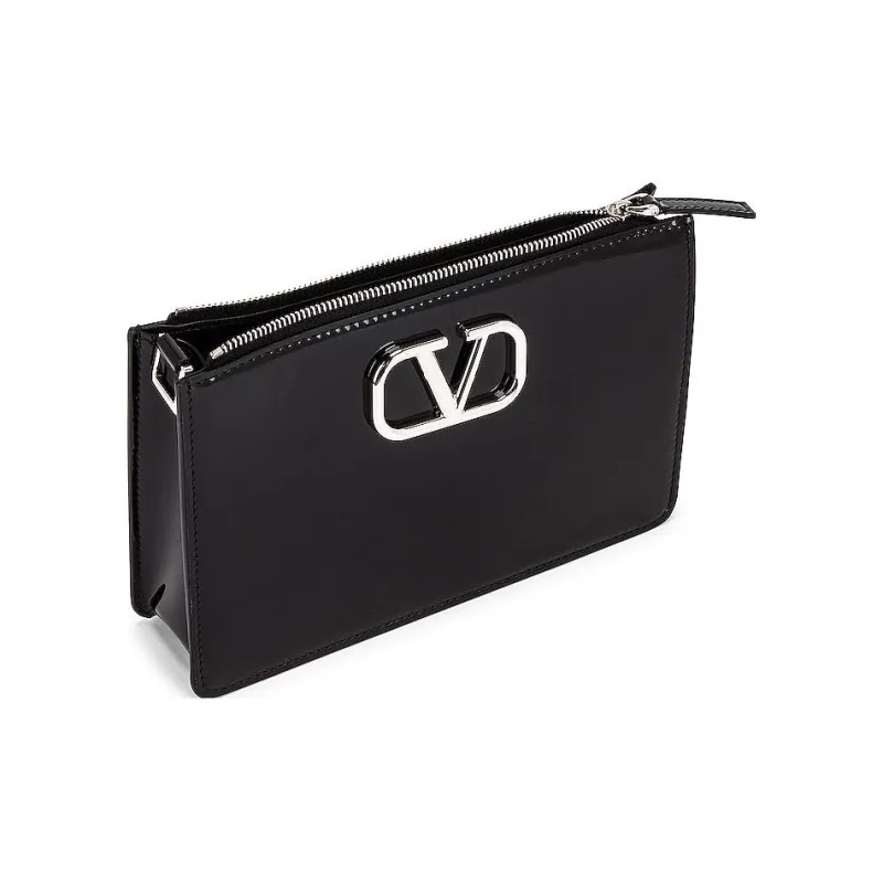 Valentino Patent Leather Handbag Shoulder Bag Women's-2