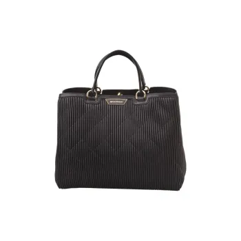EMPORIO ARMANI Artificial Leather Tote Bag Shopping Bag Shoulder Bag Crossbody Bag Handbag Women's Black