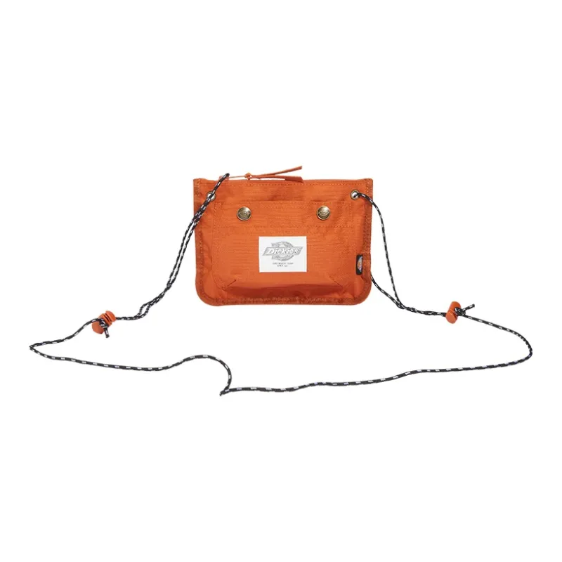 Dickies Polyester Cell Phone Pouch Crossbody Bag Shoulder Bag Mini Unisex Orange Red-0