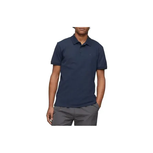 Calvin Klein Polo Shirts Men Dark Blue