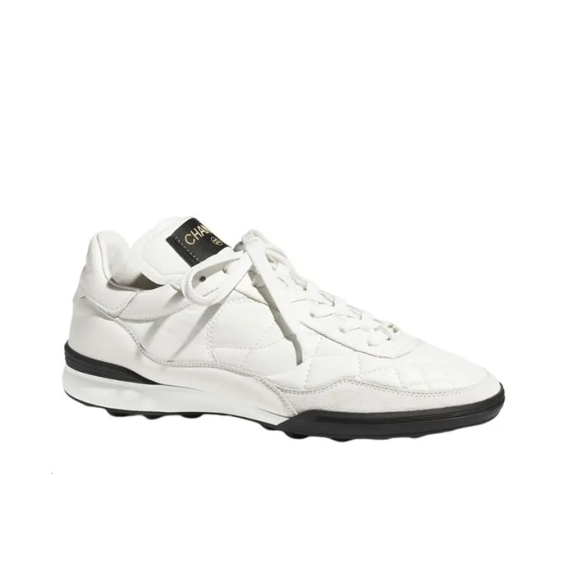 CHANEL Low Top Casual Shoes Women's White-1