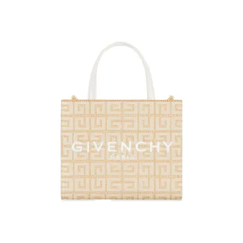 GIVENCHY Cow Leather Tote Bag Shopping Bag Handbag Mini Women's Natural