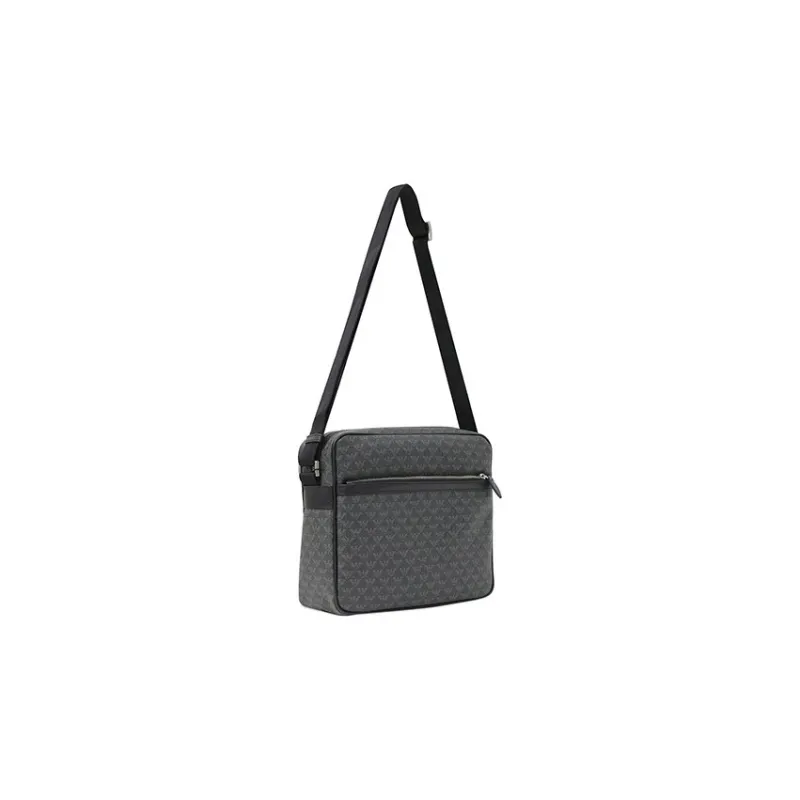 EMPORIO ARMANI PVC Messenger Bag Shoulder Bag Crossbody Bag Regular Men's Gray-1