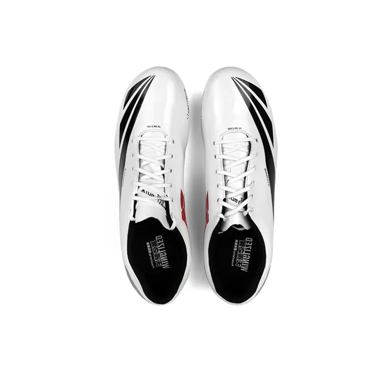 Winglized Anti Slip Wear Resistant Low Top PEBSX Hard Sole Sprint Running Shoes Unisex Magic White-2