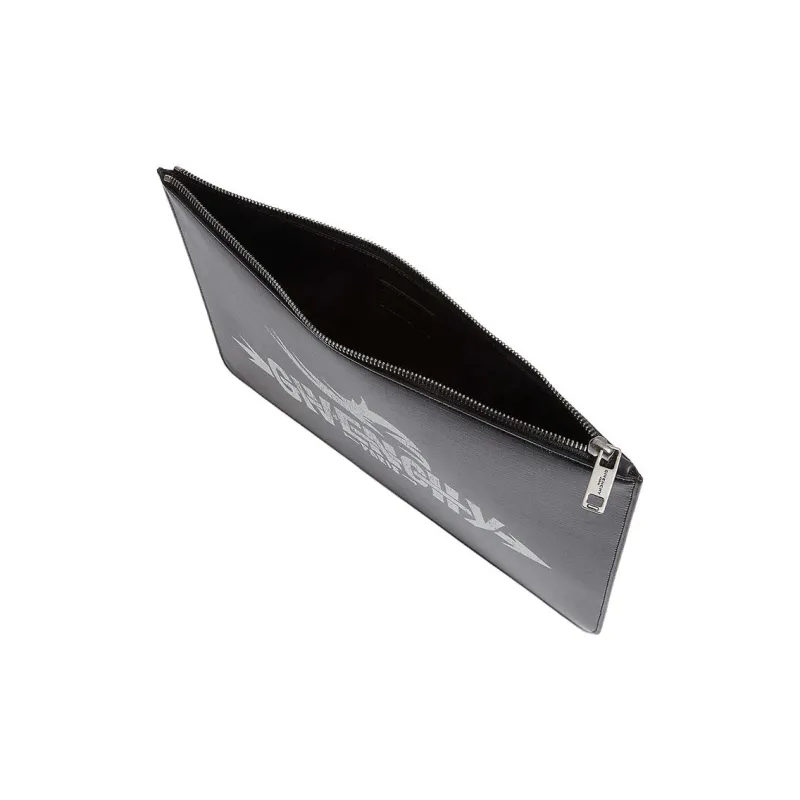 GIVENCHY Leather Clutch Regular Women's Black-3