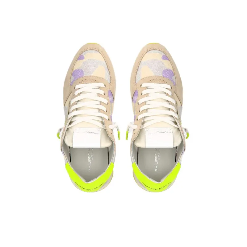 PHILIPPE MODEL Paris Logo-patch Suede Sneakers-3