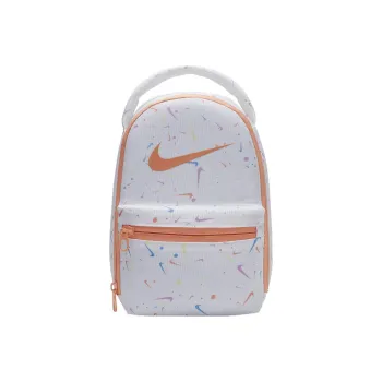 Nike Polyester Lunch Bag Handbag Regular Unisex White/Orange